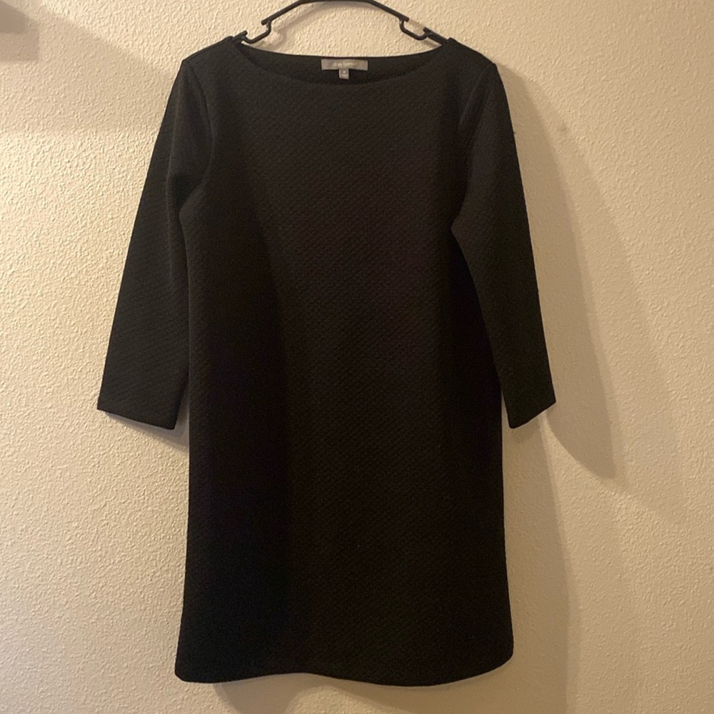 Daisy Fuentes quilted long sleeve dress size medium